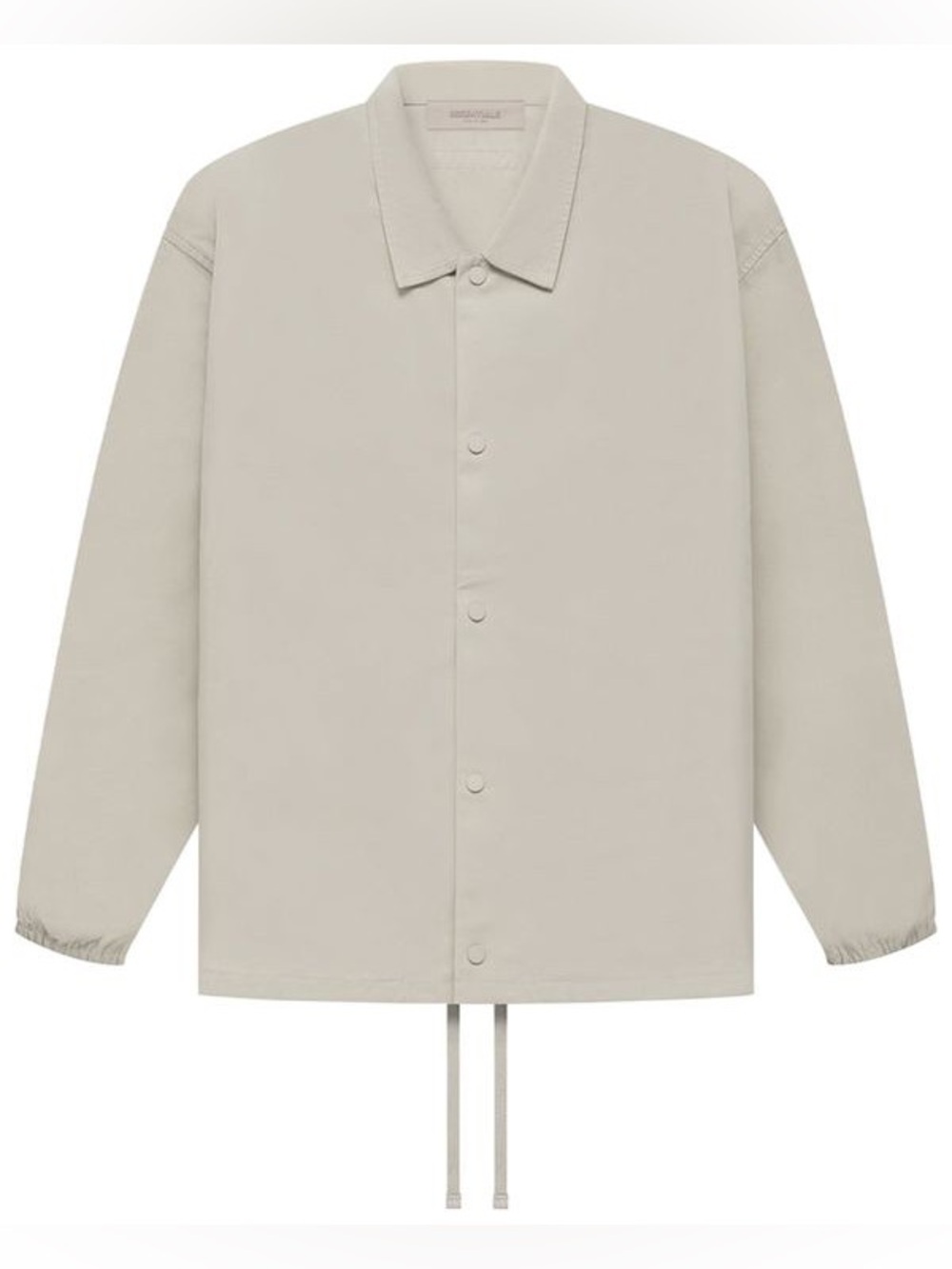 Fear of God Essentials 1977 Nylon Coaches Jacket Cream - Size Large - Like New